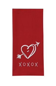 Xoxo Embroidered Dishtowel