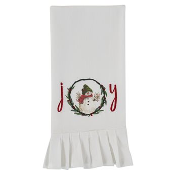 Farmhouse Joy Printed/Embroidered Flour Sack Dishtowel