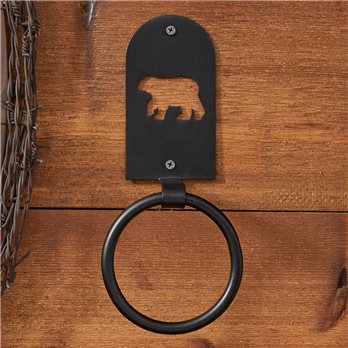 Black Bear Ring Hook