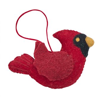 Cardinal Felt Ornament