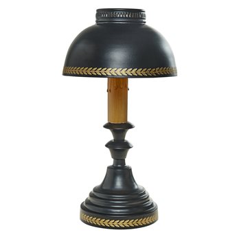 Black Tole Accent Lamp With Shade