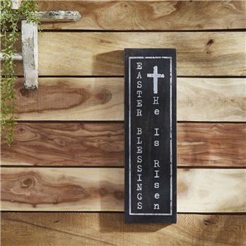 Easter Blessings Wooden Sign 20x6