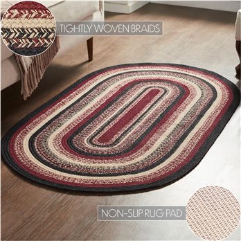 Connell Jute Rug Oval w/ Pad 36x60
