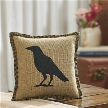 Raven Harvest Raven Pillow 9x9