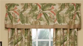 La Selva Natural Tailored Valance with Band