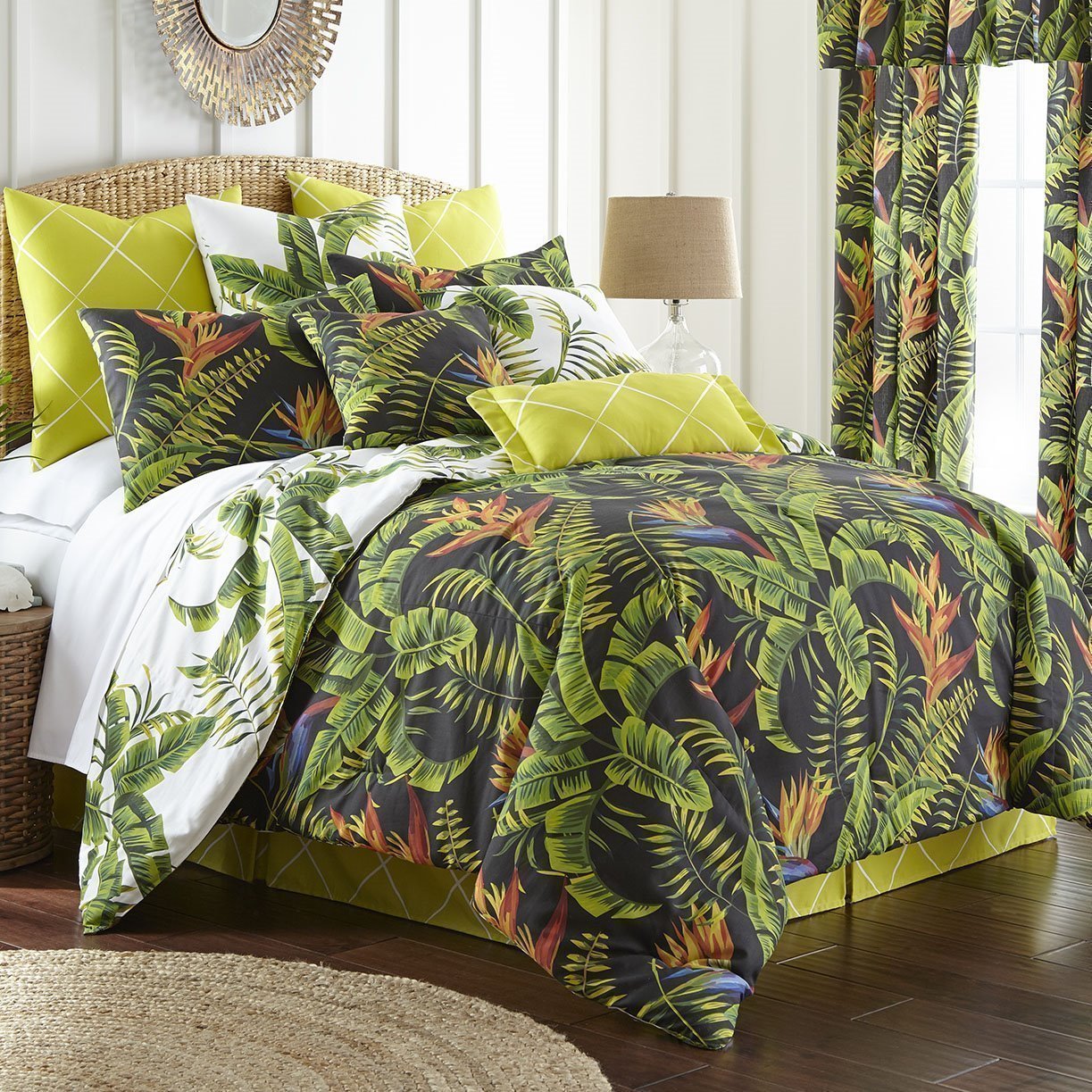 Flower Of Paradise Comforter Sets And Duvet Cover By Colcha Flower Of Paradise Comforter Set Reversible Super King 114 X98 2 Pillow Shams