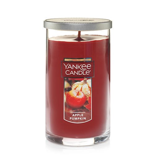 Yankee Candle Apple Pumpkin Medium Perfect Pillar Candle | P.C. Fallon Co.