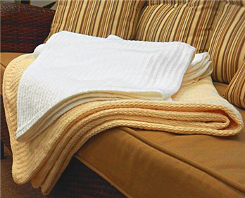 Cotton Cable Weave Blanket