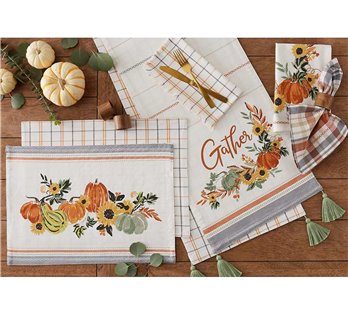 Design Imports Woven Placemats, Table Runners, & Napkins