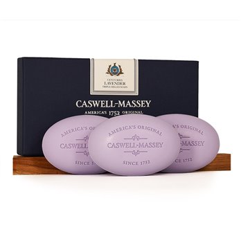 Caswell-Massey Lavender Soap Box of Three (3 x 5.8 oz)