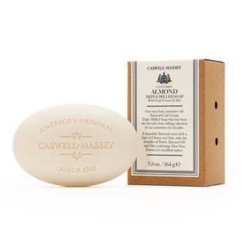 Caswell-Massey Almond & Aloe Single Soap (5.8 oz bar)