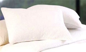 Hampton Matelasse White Quilted Standard Sham