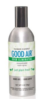Yankee Candle Just Plain Fresh Good Air Odor Eliminating Concentrated Room Spray