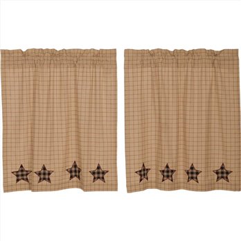 Bingham Star Tier Applique Star Set of 2 L36xW36