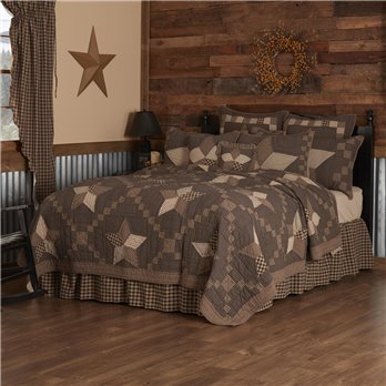 Farmhouse Star King Quilt 110Wx97L