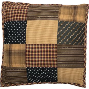 Patriotic Patch Quilted Pillow 16x16