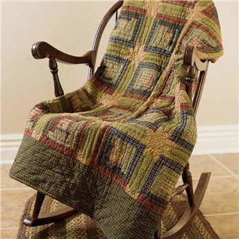 Tea Cabin Throw Quilted 60x50
