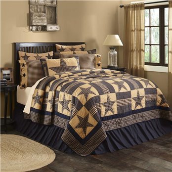 Teton Star King Quilt 105Wx95L