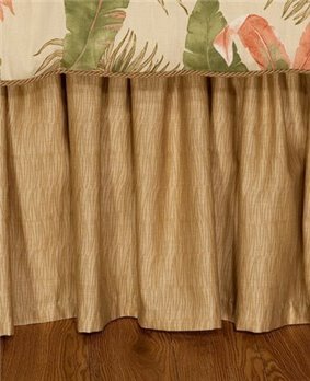 La Selva Natural Twin 15" Drop Bedskirt