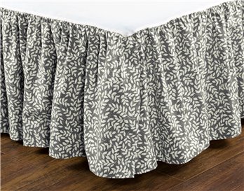 Bouvier Leaf Twin 15" Drop Bedskirt