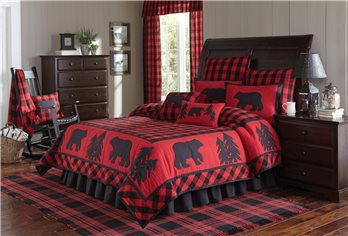 Buffalo Check King Bed Skirt