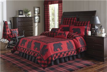 Buffalo Check Queen 3 Piece Quilt Set