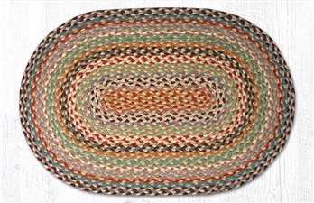 Multi 1 Oval Braided Rug 20"x30"