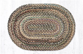 Random Oval Braided Rug 20"x30"