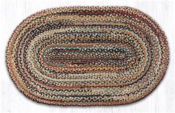 Random Oval Braided Rug 27"x45"