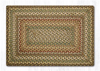 Fir Tonal Rectangular Braided Rug 20"x30"