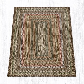 Fir Tonal Rectangular Braided Rug 5'x8'