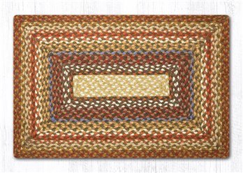 Honey/Vanilla/Ginger Rectangular Braided Rug 20"x30"