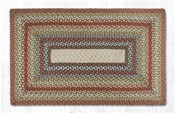 Honey/Vanilla/Ginger Rectangular Braided Rug 27"x45"