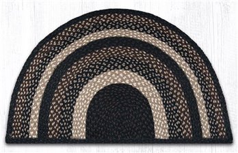 Mocha/Frappuccino Large Rug Slice 24"x39"