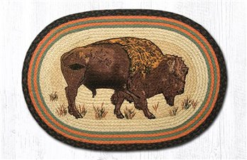 Buffalo Oval Braided Rug 20"x30"