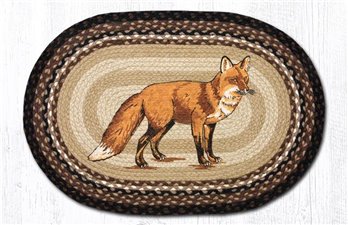 Fox Oval Braided Rug 20"x30"