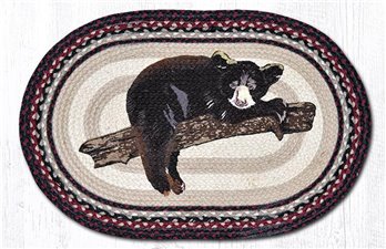 Baby Bear Oval Braided Rug 20"x30"