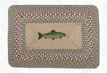 Fish Rectangular Braided Rug 20"x30"