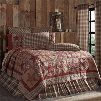 Dawson Star King Quilt 110Wx97L