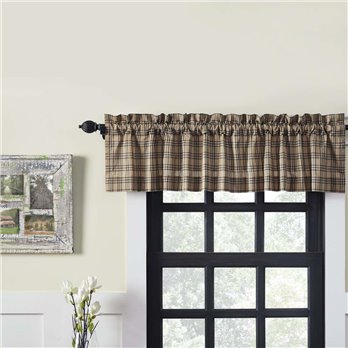 Sawyer Mill Charcoal Plaid Valance 16x72