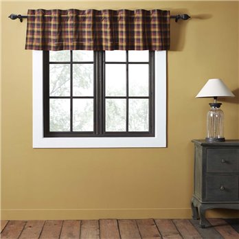 Heritage Farms Primitive Check Valance 16x72