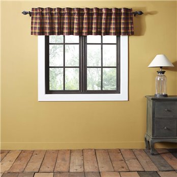 Heritage Farms Primitive Check Valance 16x90