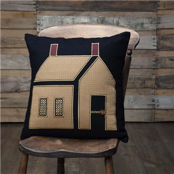 Heritage Farms Primitive House Pillow 18x18