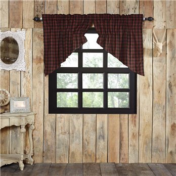 Cumberland Prairie Swag Set of 2 36x36x18