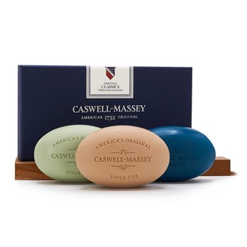 Caswell-Massey Men's Classics Soap Box of Three (3 x 5.8 oz)