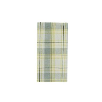 Citrus Curiosities Plaid Napkin (Misty Morning)