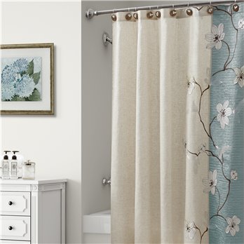 Magnolia Shower Curtain Seafoam 70X72