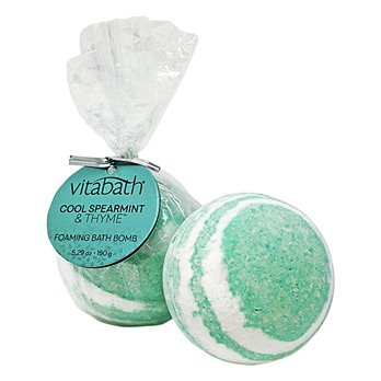 Vitabath Cool Spearmint and Thyme Foaming Bath Bomb(5.29 oz)