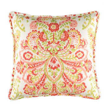 Provence Poppy Printed Square Pillow