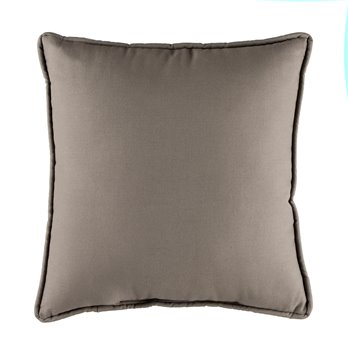 Marsala Solid Gray Square Pillow